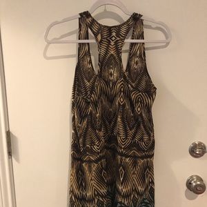 Cheetah animal print racer back dress